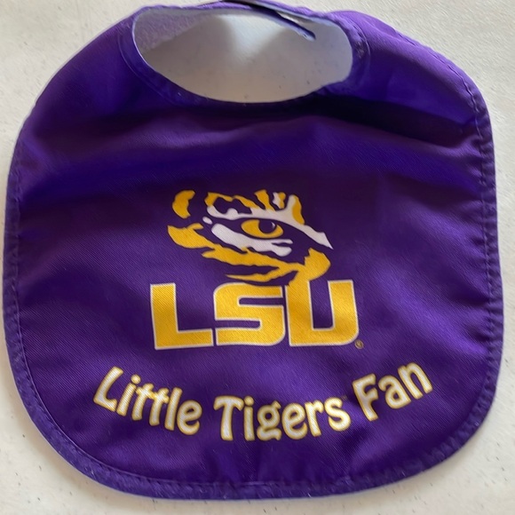 LSU Tigers Baby Bib - All Pro Little Fan - Picture 1 of 3